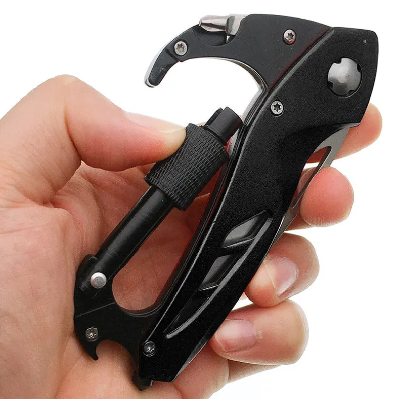 Multifunctional Outdoor Emergency Knife, Stainless Steel Blade