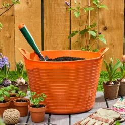 Multi Purpose Flexible Garden Tub With Handles 12L