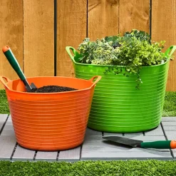 Multi Purpose Flexible Garden Tub With Handles 12L
