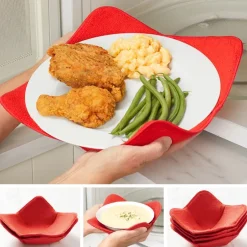Multipurpose Heat Resistant Plate Bowl Holder Potholder Protector Set