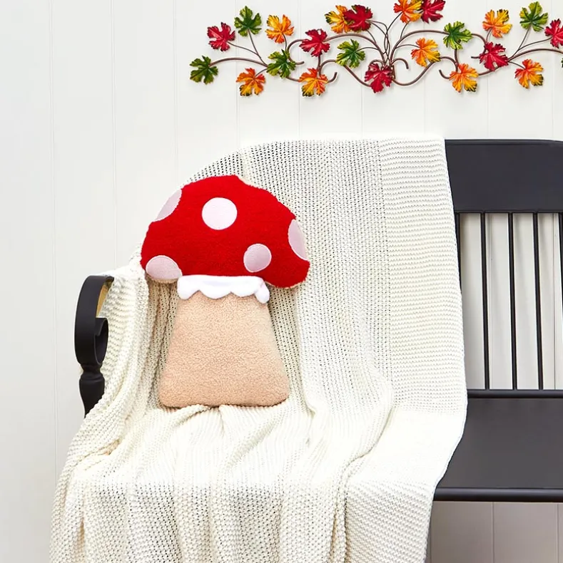 Mushroom Shaped Decorative Pillow