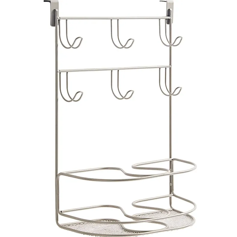 Mybella Over-the-Cabinet Door Deluxe Tiered Styling Station