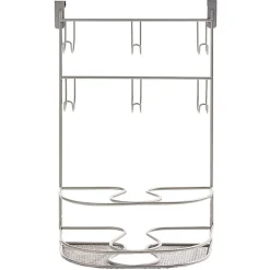 Mybella Over-the-Cabinet Door Deluxe Tiered Styling Station