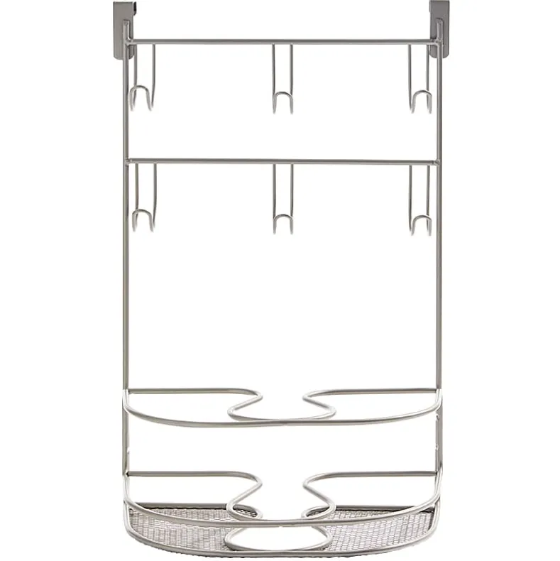 Mybella Over-the-Cabinet Door Deluxe Tiered Styling Station