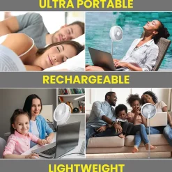 My Foldaway™ Rechargeable Fan - Compact and Portable Cooling Solution