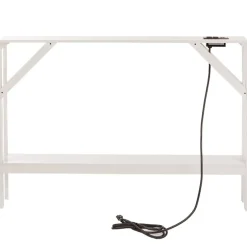 Narrow Console Table with Built in Outlet 33