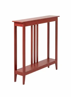 Narrow Entryway Wood Console Accent Table