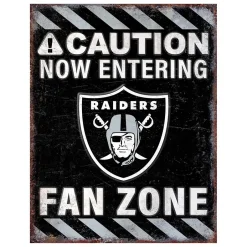 NFL Fan Zone Metal Sign