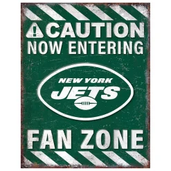 NFL Fan Zone Metal Sign