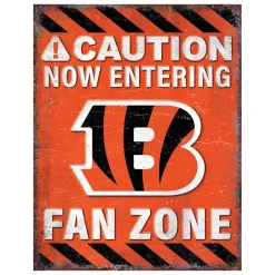 NFL Fan Zone Metal Sign