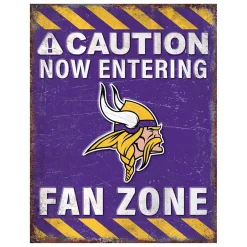 NFL Fan Zone Metal Sign