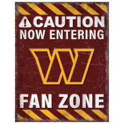 NFL Fan Zone Metal Sign