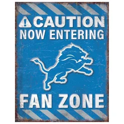 NFL Fan Zone Metal Sign