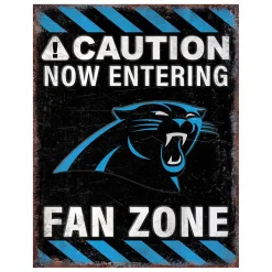NFL Fan Zone Metal Sign