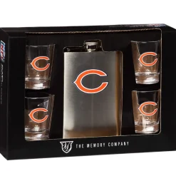 NFL Flask and Shot Glass Gift Set