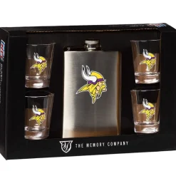 NFL Flask and Shot Glass Gift Set