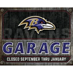 NFL Garage Metal Sign