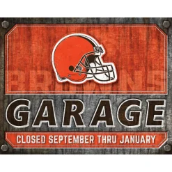 NFL Garage Metal Sign
