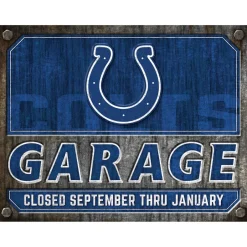 NFL Garage Metal Sign