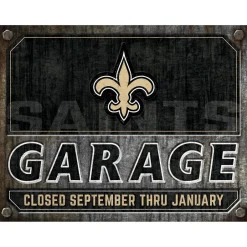 NFL Garage Metal Sign