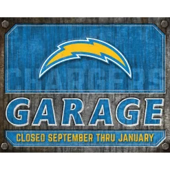 NFL Garage Metal Sign