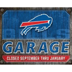 NFL Garage Metal Sign