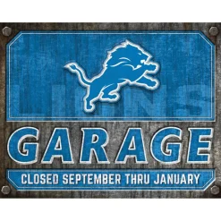 NFL Garage Metal Sign