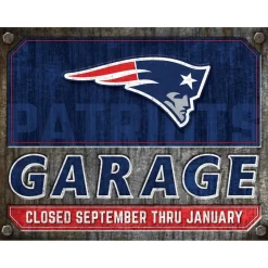 NFL Garage Metal Sign