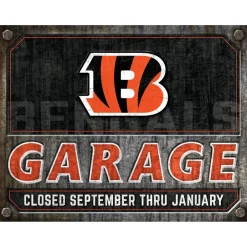 NFL Garage Metal Sign