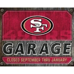 NFL Garage Metal Sign