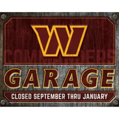 NFL Garage Metal Sign
