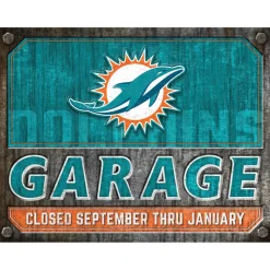NFL Garage Metal Sign