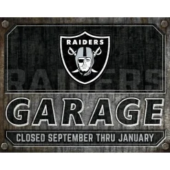 NFL Garage Metal Sign