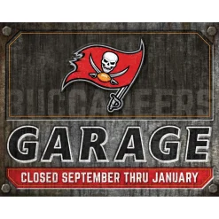 NFL Garage Metal Sign