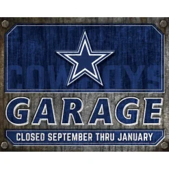 NFL Garage Metal Sign
