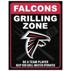 NFL Grill Zone Metal Sign
