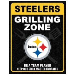 NFL Grill Zone Metal Sign