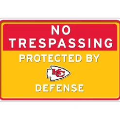 NFL No Trespassing Metal Sign