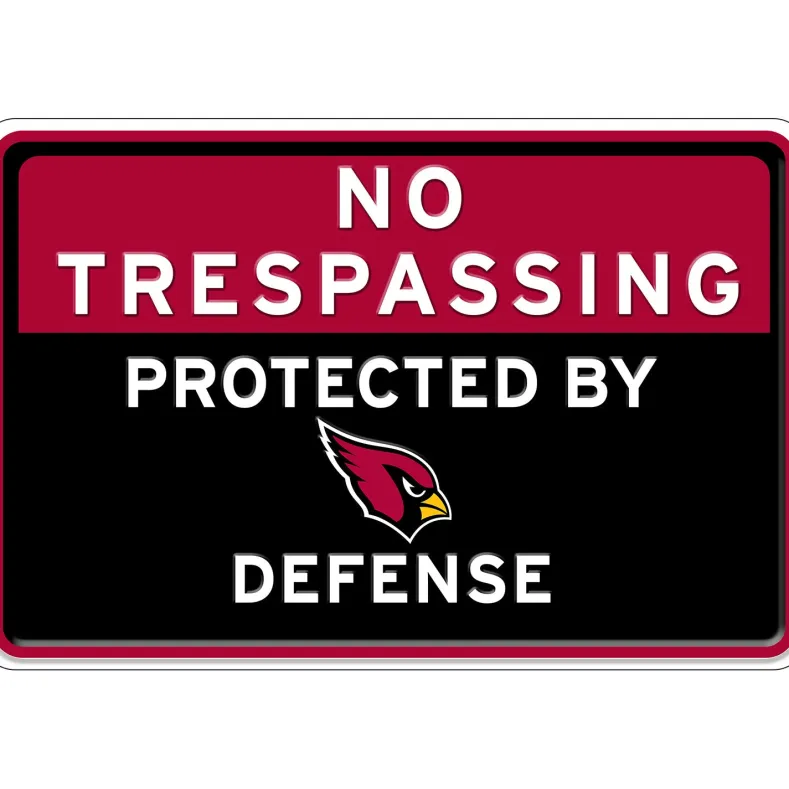 NFL No Trespassing Metal Sign