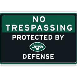NFL No Trespassing Metal Sign