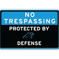 NFL No Trespassing Metal Sign