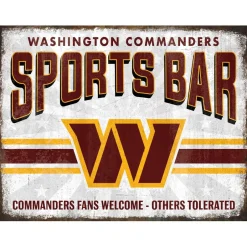 NFL Sports Bar Metal Sign