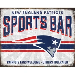 NFL Sports Bar Metal Sign