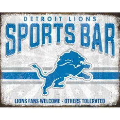 NFL Sports Bar Metal Sign