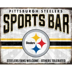 NFL Sports Bar Metal Sign