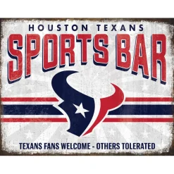 NFL Sports Bar Metal Sign