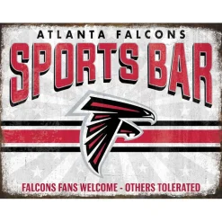 NFL Sports Bar Metal Sign