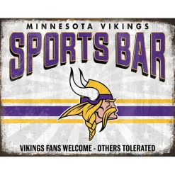 NFL Sports Bar Metal Sign