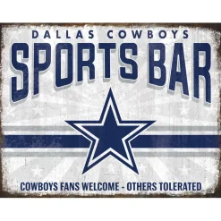 NFL Sports Bar Metal Sign