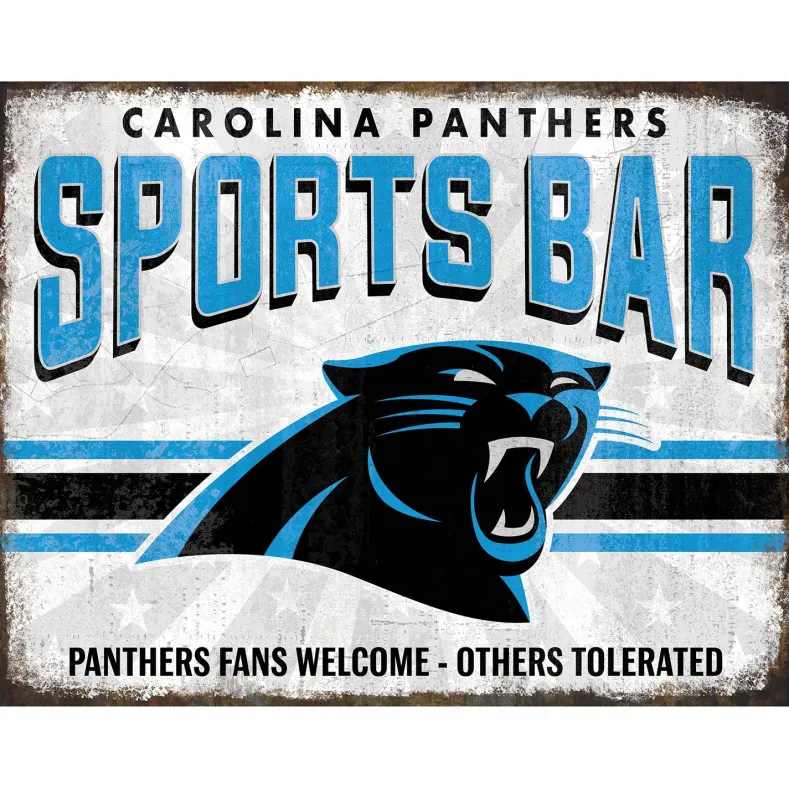NFL Sports Bar Metal Sign